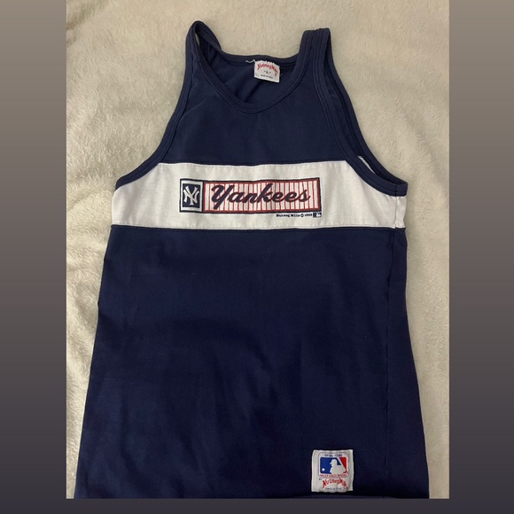 Vintage Tops - New York Yankees Nutmeg Mills Vintage 1988 Tank